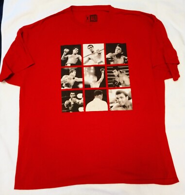 Muhammad Ali Cassius Clay Classic Official Boxing Graphic T-Shirt Men's Plus 3X