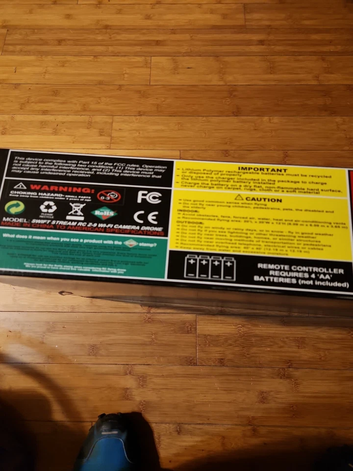 Swift Stream Z-9 Wifi Camera Remote Control Drone - 2.4 GHz Black Hobby Grade - Image 3 of 4