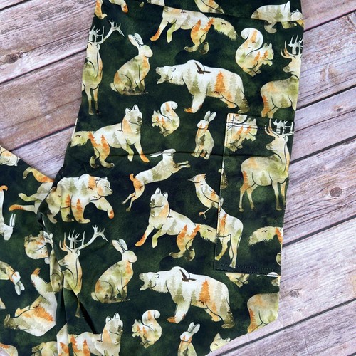 Leggings CAPRI para mujer Farm Forrest Animales Liebre Oso Coyote TC Talla Grande 12-20 - Imagen 2 de 3