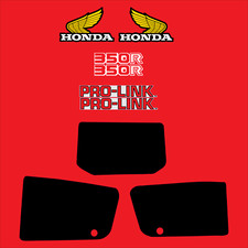 1984 Honda Xl 350 Decal Kit Ahrma Tank Swinarm Side Panel And Plates