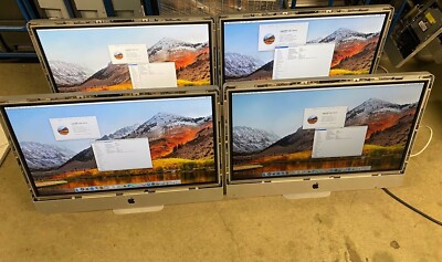 LOT OF 4 iMac 27'' A1312 LATE 2009 2.8-I7-3.06 CORE 2-2.66 I5-  1TB-HIGH SIERRA-