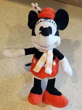 10" Disney Minnie Mouse Beanbag Plush Red Hat Just Play