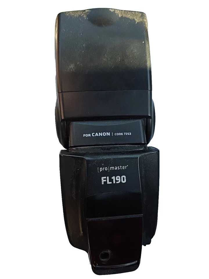 Promaster 7253 FL190 TTL Bounce Flash for Canon Case Included - Image 4 of 4