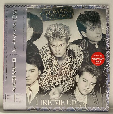 ロマン・ホリデイ Fire Me Up LP 28AP2953 e648y162 Roman Holliday - Fire Me Up - JAPAN VINYL OBI Insert - 28AP-2953