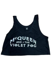 New McQueen And The Violet Fog Womens Cropped Tank Shirt Top