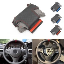 Handnähte M Sport Lenkrad Leder Lenkradbezug für BMW E90 1 3 er E90 E82 E87 X1