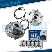 Rodamientos de cubo de rueda delantera con tuercas de rueda de 12 piezas para Ram 1500 2012-2018 5 tacos