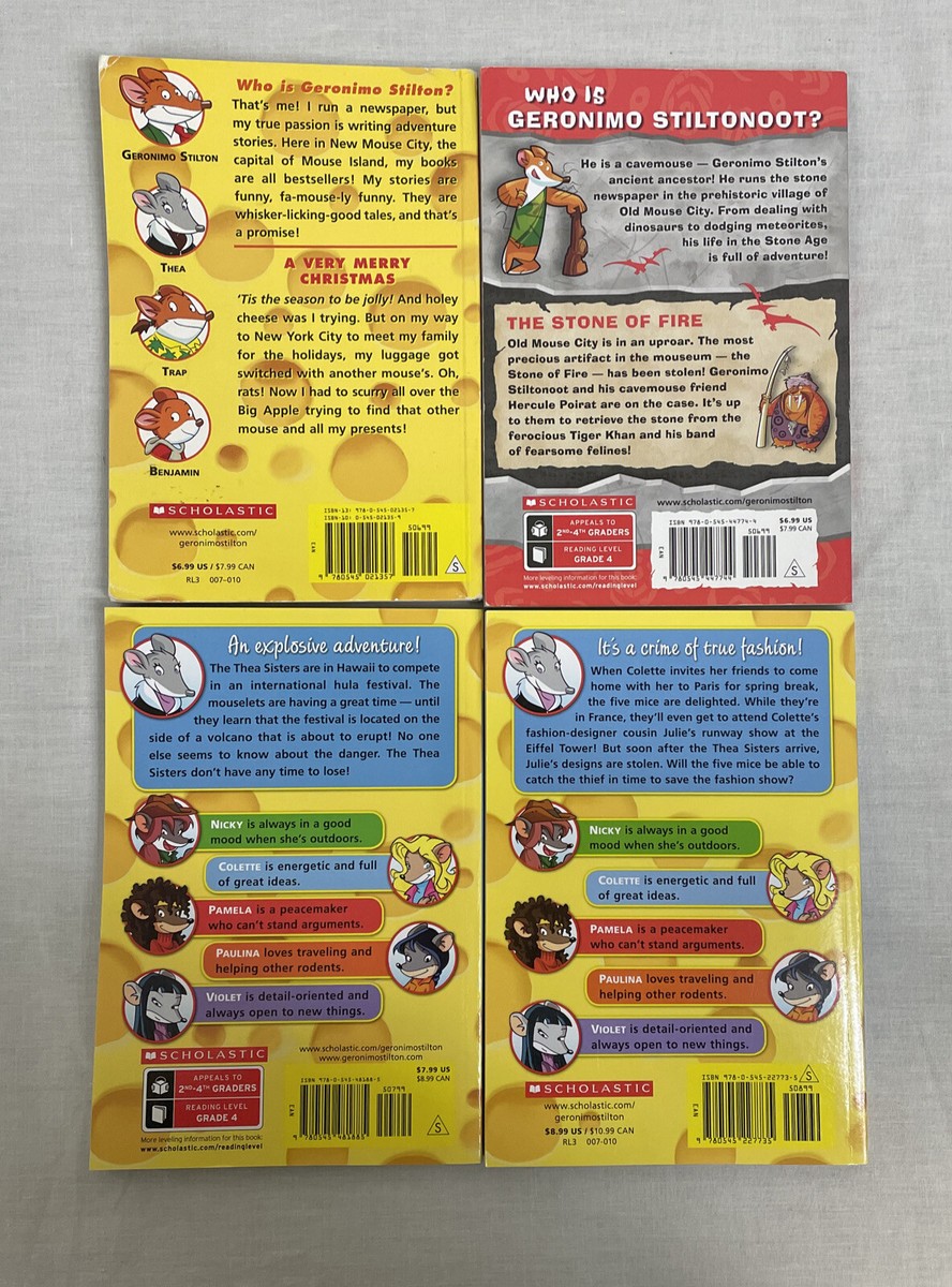 Geronimo Stilton And Thea Stilton 4 Book Lot | eBay