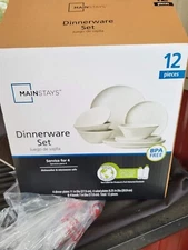 12-Piece Eco-Friendly Dinnerware Set,