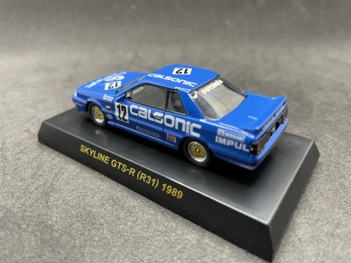 Kyosho 1/64 NISSAN Calsonic Skyline GTS-R R31 1989 diecast model
