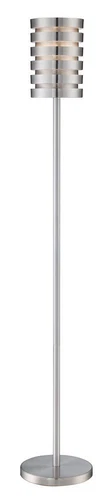 Lite Source Metal Floor LAMP, Aluminum, Type CFL 23W LS-82923ALU - Picture 2 of 4