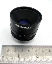 COSMICAR Television Lens 25mm 1:14 Made in Japan
