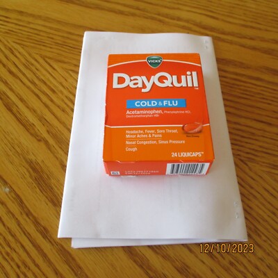 DAYQUIL Cold & Flue Liquicaps 24 Counts EXP 12/2026