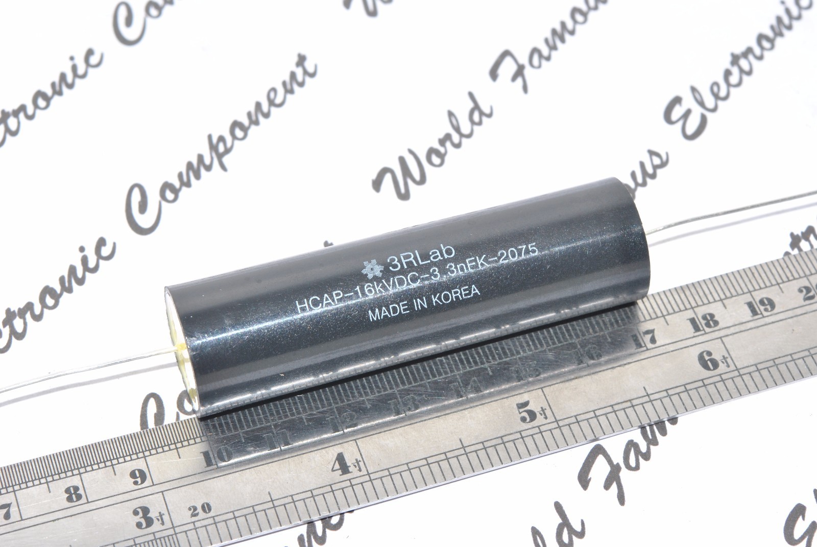 3300pF 250V PLC 2% CONDENSATORE ANTINDUTTIVO POLISTIRENE M.C.E - Foto 7