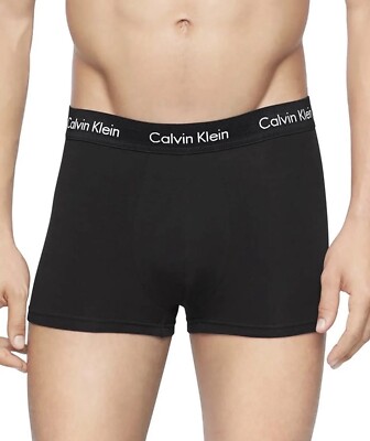 Calvin Klein Cotton Classics 3-pack Trunks Black/Grey/White Mens