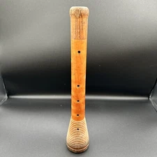 Antique Wooden Beehive Bobbin Spindle Sewing Machine Loom Mill 13.5”