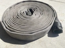 Genuine Firefighter Fire Hose 1-3/4” X 50’ - WITH BRASS COUPLINGS