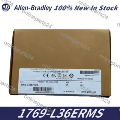 New Allen-Bradley AB 1769-L36ERMS Compact GuardLogix 5370 ENet Controller