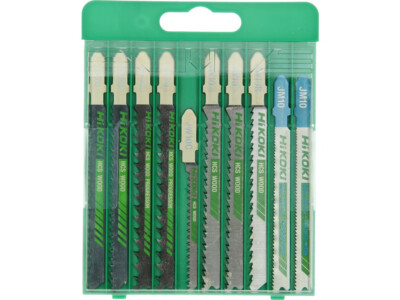 Hikoki Stichsägeblätter Set 10tlg T-Schaft Holz Metall 750049 NEU kompatibel