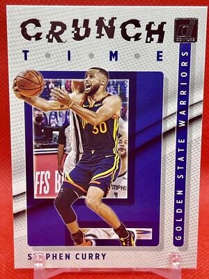 Stephen Curry 2021-22 Panini Donruss Crunch Time #3 Golden State Warriors    