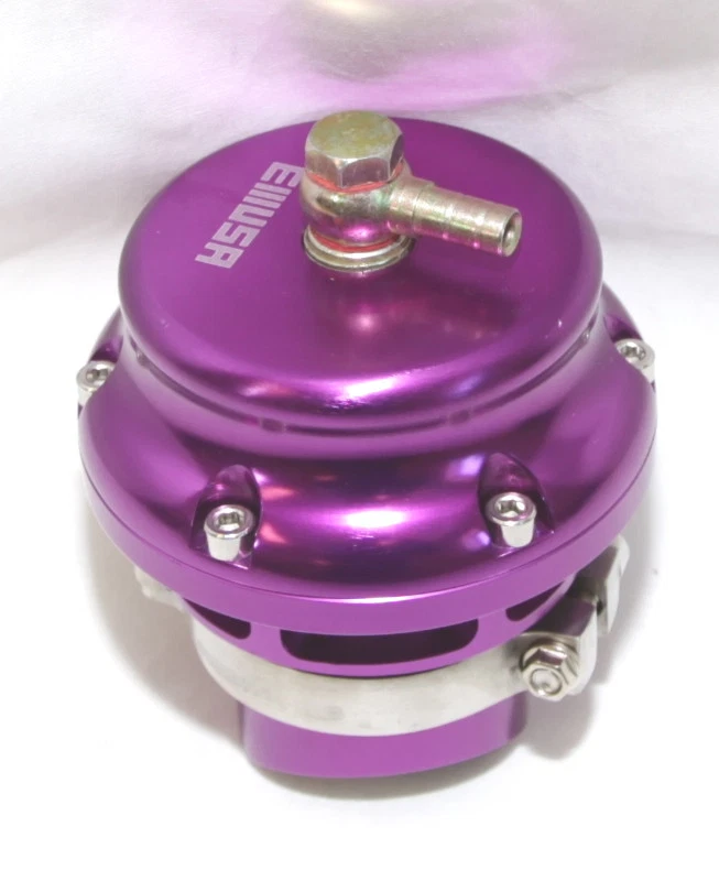 Válvula de sopro universal Emusa Turbo 50MM V banda roxa Mazda Toyota Scion Dodge - Imagem 2 de 4