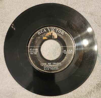 Elvis Presley- Love Me Tender / Anyway You Want Me 45 Vinyl RCA VICTOR ...