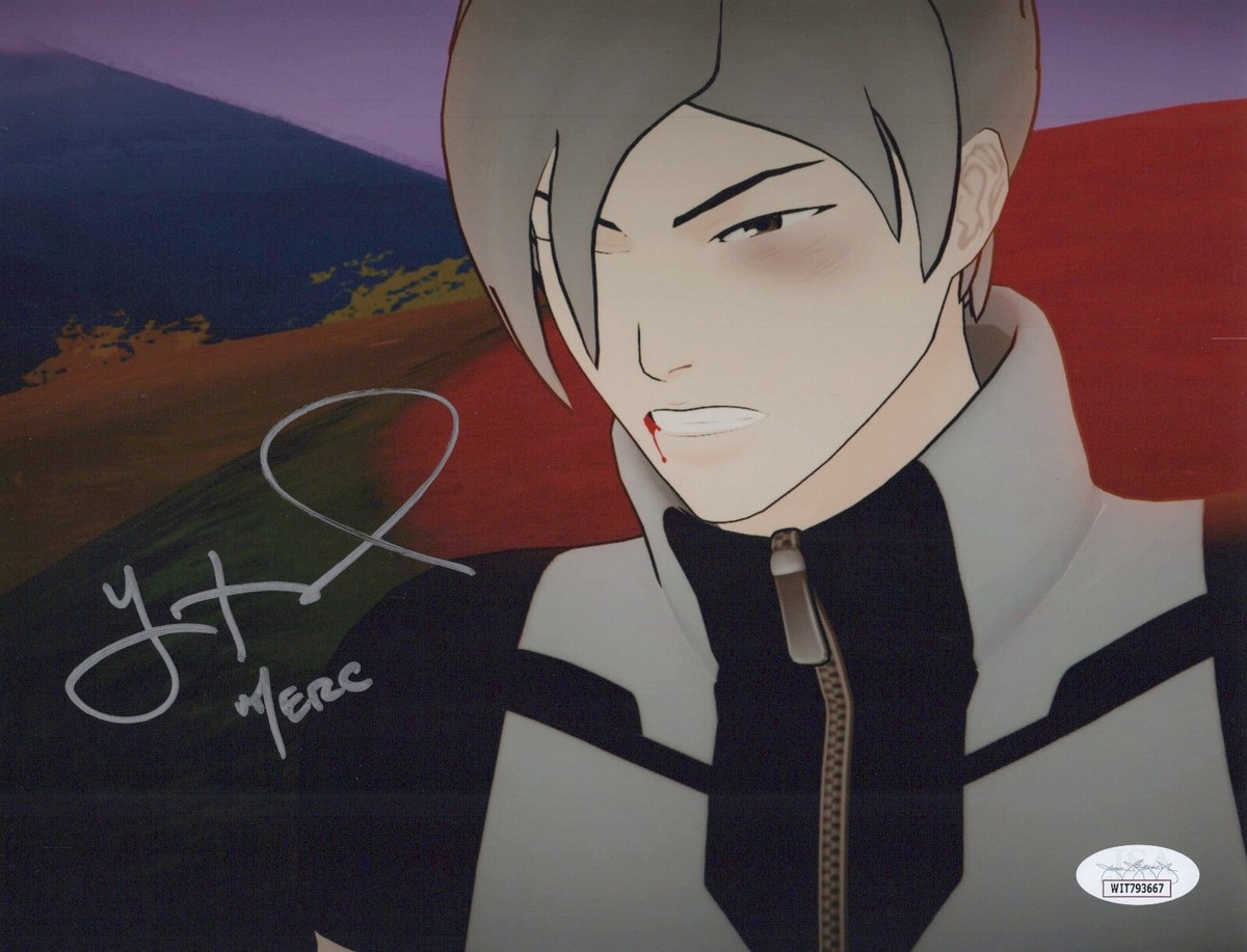 YURI LOWENTHAL Signed RWBY 8x10 Photo MERCURY Authentic Autograph
