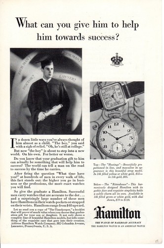 1920s Vintage print auto car ad Cadillac La Salle People Taste or Hamilton Watch - Picture 2 of 2
