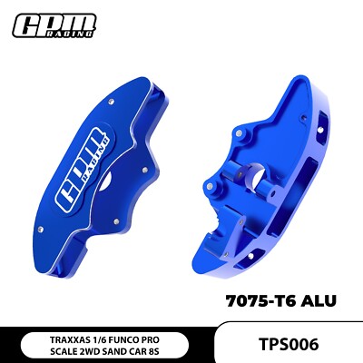 GPM 7075 Alloy Front Brake Calipers (L&R) TRAXXAS 1/6 Funco Pro Sand Car 8S