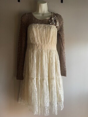 self portrait white guipure lace dress Blue Guipure Lace Mini Dress – self-portrait-US main image 1