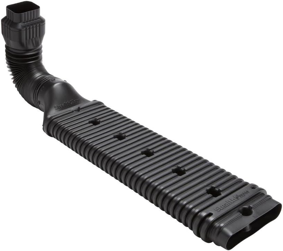 Combo Pack Low Profile Downspout Adapter Drainage Kit with Additional 24In. E eBay