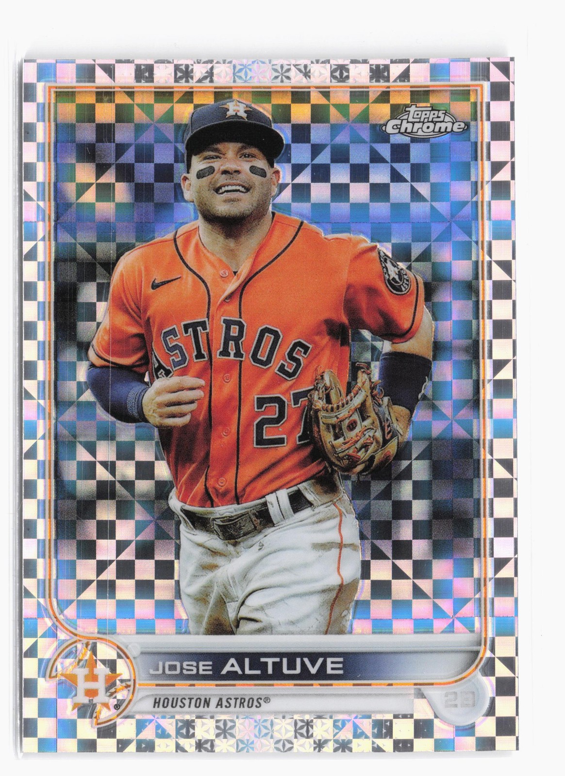 2022 Topps Chrome X-Fractor #6 Jose Altuve Houston Astros SP