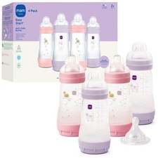 9oz Easy Start AntiColic Vented Baby Bottles, 2 Months, 4 Pack, Girl