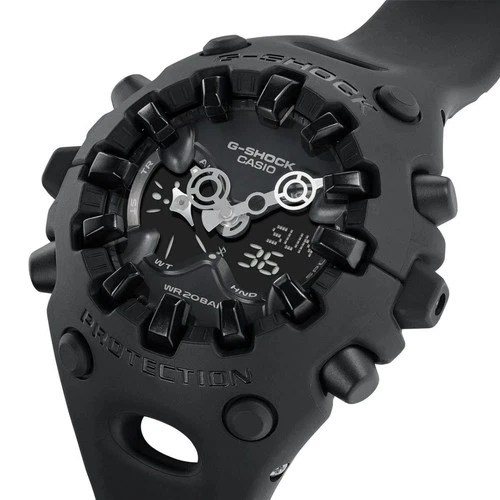CASIO G-SHOCK GA-V01-1AJF Men's Watch Big Case Basic Black Japan New - Picture 8 of 11