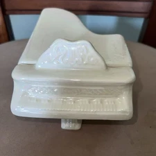 Vintage Grand Piano Trinket Dish, Signed C.T.Singer .