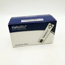 KetoBM Ketone Strips for Home Health Test - 40 Pack EXP 6/26 Sealed Free Ship
