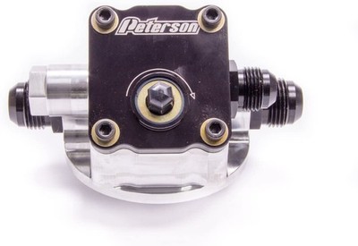 Peterson Fluid Systems Engine Primer Oil Filter Mount 12an Chevy R to L
