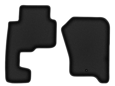 Premium vordere Fußmatten Velours schwarz 3 tlg. für: Land Rover Discovery III 2