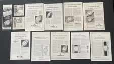12 ROLEX WATCH ADS 3 CANADIAN 9 BRITISH OYSTE...