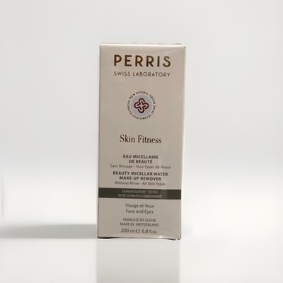 PERRIS SWISS LAB Skin Fitness Beauty Micellar Water Make-Up Remover 6.8oz NIB