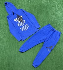 Air Jordan Jumpman Blue Sweatsuit Mens Small / Medium Hoodie  Sweatpants