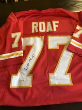 KC Chiefs Willie Roaf Signed Red Jersey (PSA)