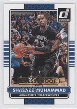 2014-15 Panini Donruss Press Proof Gold 3/10 Shabazz Muhammad #180 0f8