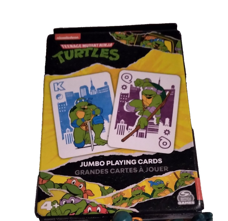 Nickelodeon Teenage Mutant Ninja TurtlesJumbo Playing Cards  New