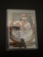 2023 Topps Tribute Auto Gold /75 Jonathan India #TA-JI Auto