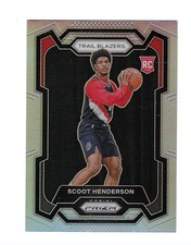 SCOOT HENDERSON 2023-24 PANINI PRIZM SILVER PRIZM ROOKIE RC #141 $30.00 BLAZERS