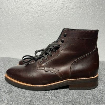 Thursday Boot Company Mens 9.5 The President Lace Up Brown Red Leather Boots