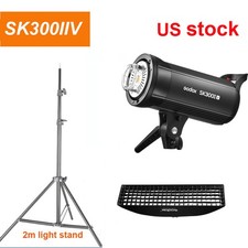 Godox SK300IIV Studio Flash Strobe Light upgrade SK300II,35 160cm softbox,Tripod