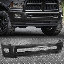 Front Black Bumper Face Bar W Fog Light Holes For 10-18 Dodge Ram 2500 3500