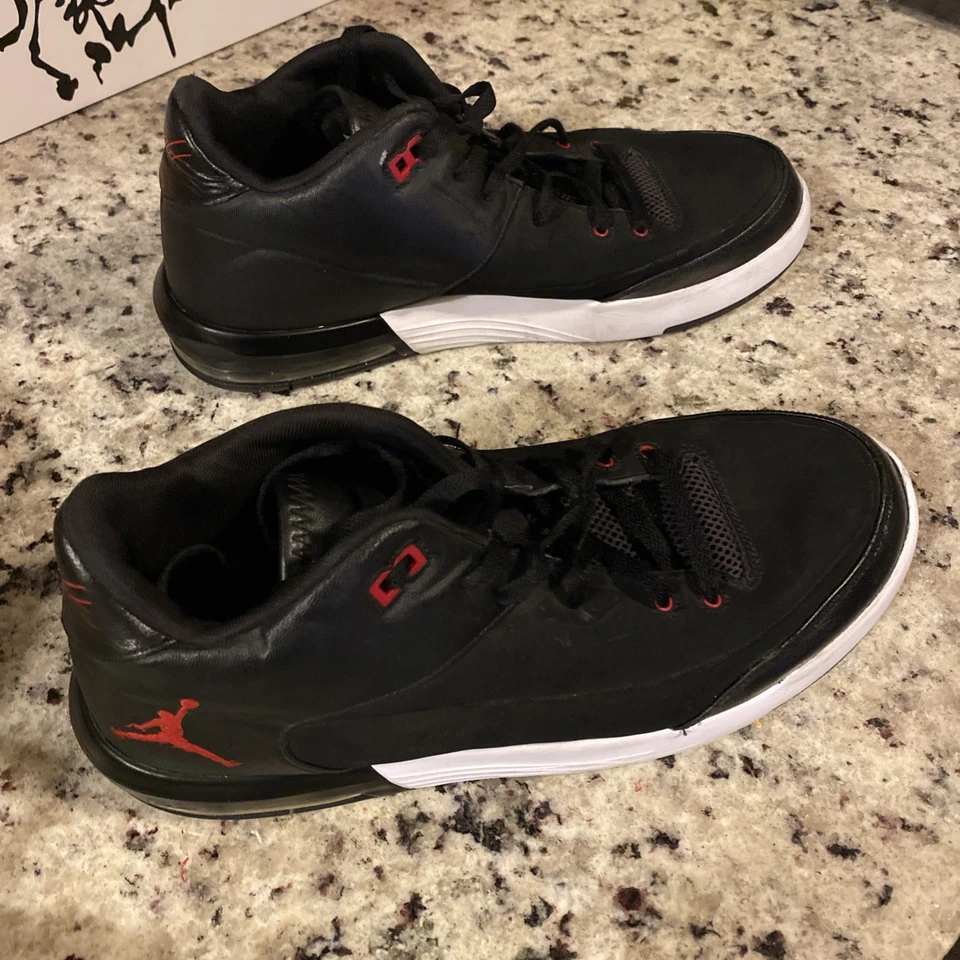 Jordan Flight Origin 3 Negro/Gimnasio-Rojo/Blanco Talla 11.5 820245-001 Foto 2 de 4